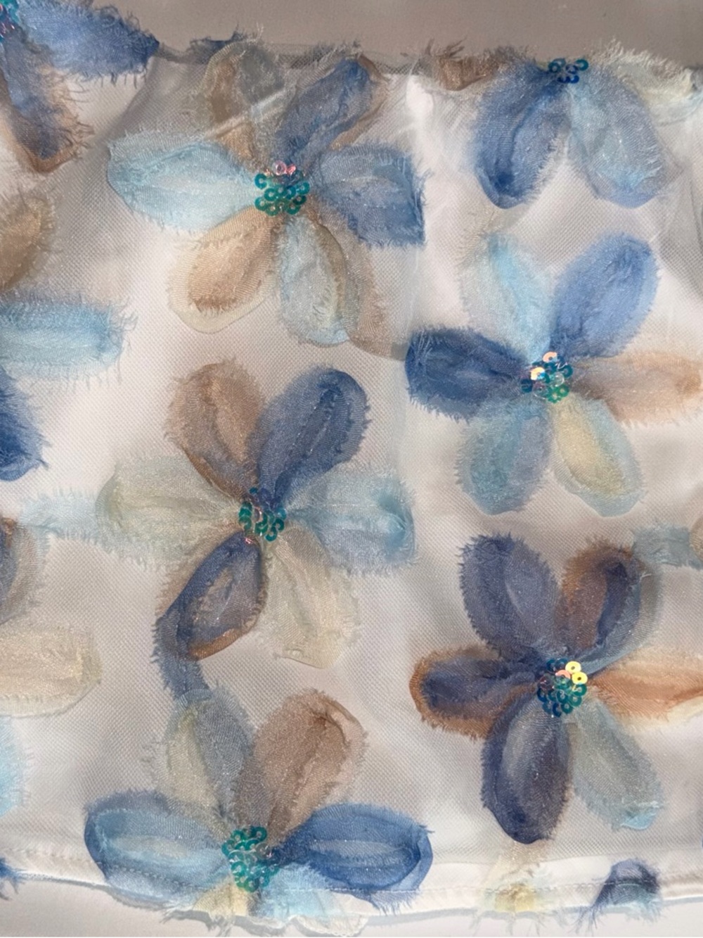 Floral Appliqué Skirt